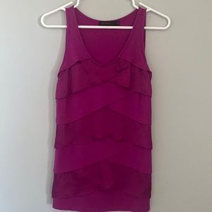 The Limited pink/purple sleeveless top.